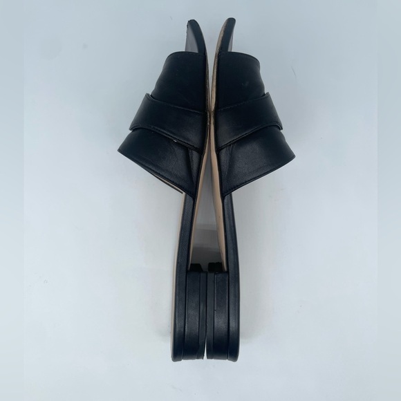 Gucci Black leather Marmont Double G Slide Sandals EU 37.5 US 7.5 - Picture 11 of 12